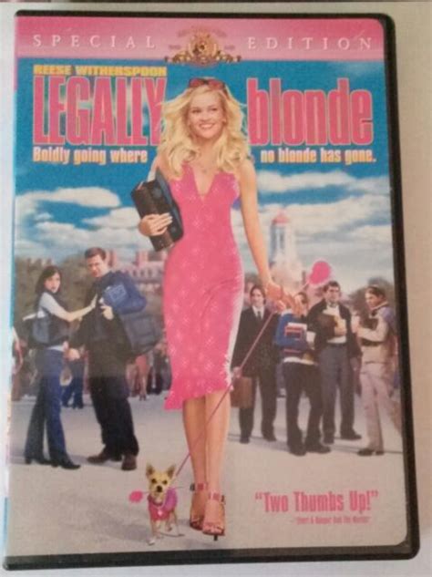 Legally Blonde Dvd 2001special Edition Reese Witherspoon Ebay