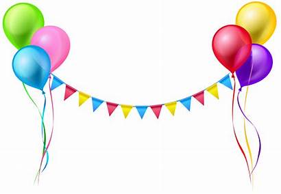 Balloons Birthday Clip Streamer Clipartmag