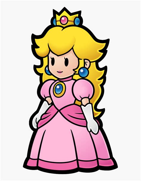 Paper Princess Peach Coloring Pages Hd Png Download Transparent Png