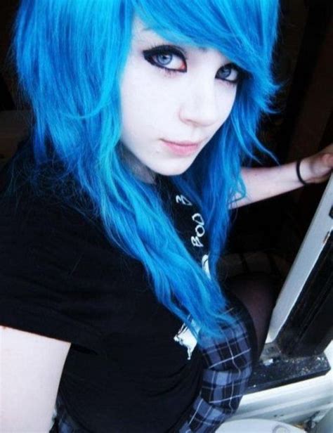 Tagged under hair, physical appearance and blue (meta). Cute Emo Girls (60 pics)