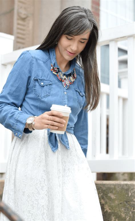 Button Up Chambray Outfit Recipe More To Mrs E