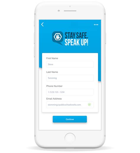 Stay Safe Speak Up Student Safety Reporting System