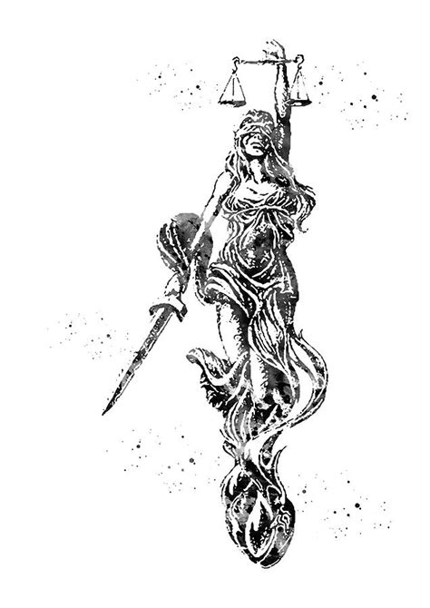 Lady Justice X Digital Art By Erzebet S Pixels