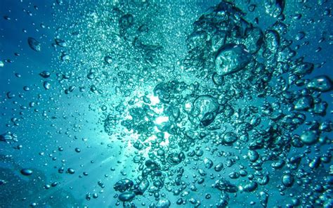 Download Wallpapers Water Bubbles Texture 4k Underwater Bubbles