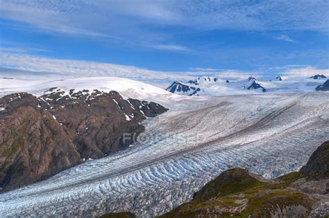 Scenic View Of The Harding Icefield Trail With The Kenai Mountains