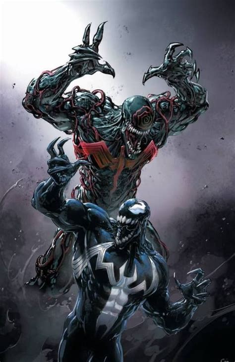 Venom Versus Venom By Clayton Crain Venom Comics Marvel Villains