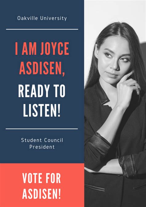 Student Council Election Flyer Template Lecniot