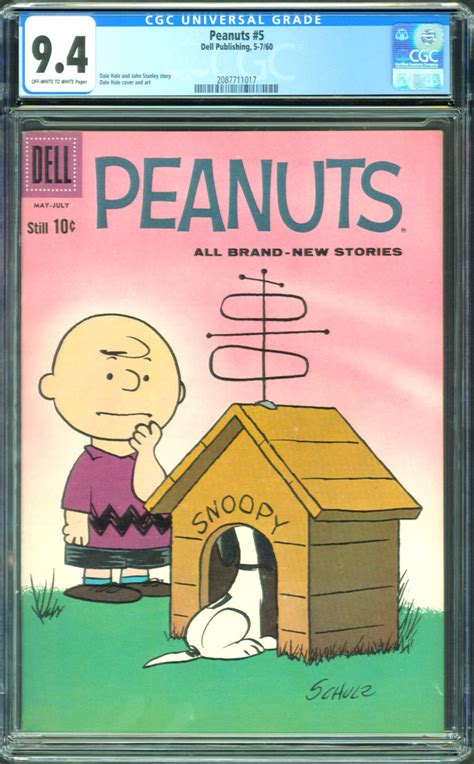 Comicconnect Peanuts 1960 62 5 Cgc Nm 94