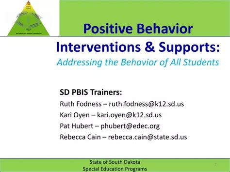 Ppt Positive Behavior Interventions And Supports Addressing The