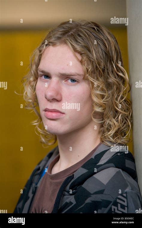 Teenage Boy Portrait Stock Photo Alamy