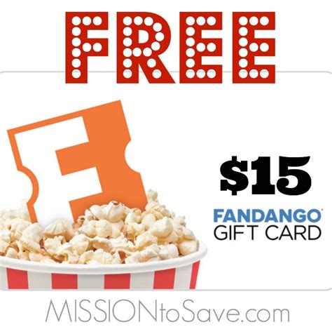 Select fandango gift card value. Free Fandango Gift Card After Cash Back - Mission: to Save
