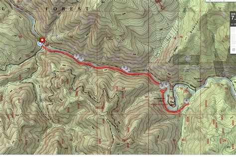 North Umpqua Trail Map World Map