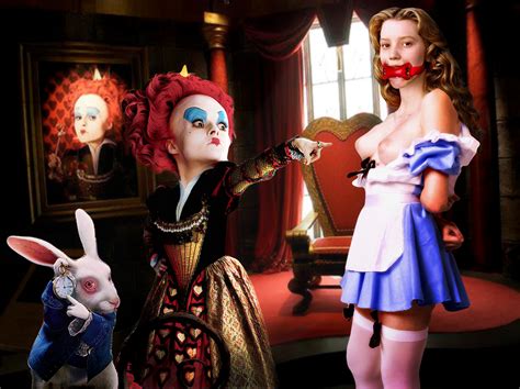 Post Alice In Wonderland Alice Liddell Fakes Helena Bonham Carter Mia Wasikowska Red
