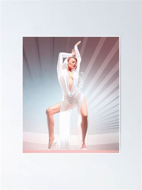 Kylie Music Minogue Kylie Fever Poster Canvas Print Wooden