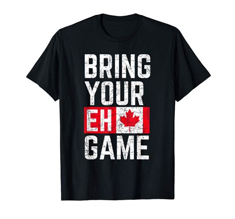 bring your eh game shirt canadian flag canada pride t t shirt jznovelty