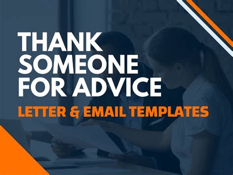 Thank Someone For Advice 7 Letters And Email Samples