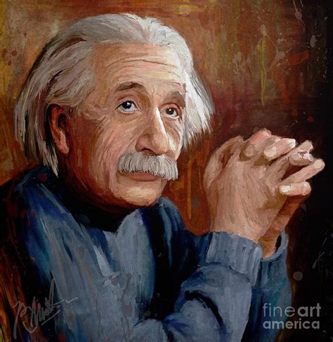 Albert Einstein Painting By Phaksi Rakasiwi Fine Art America