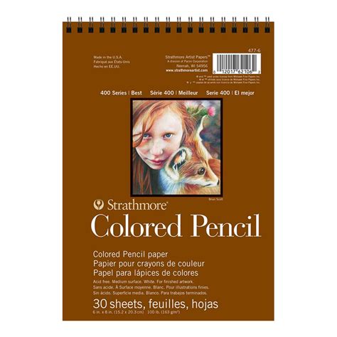 buy strathmore 400 colored pencil pad 6x8