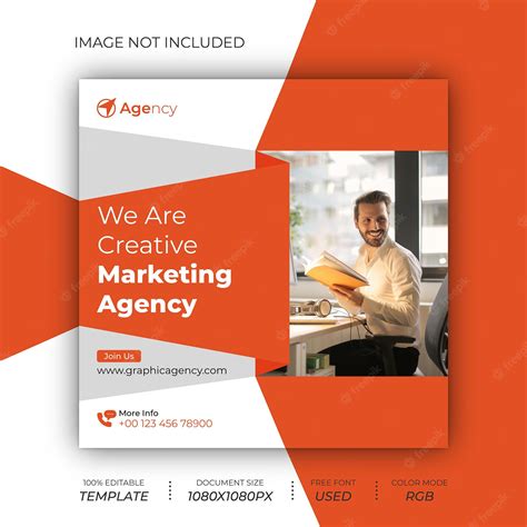 Premium Vector Creative Marketing Agency Post Design