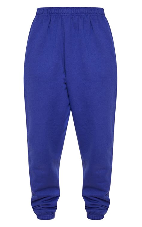 Royal Blue Casual Jogger Trousers Prettylittlething Ca