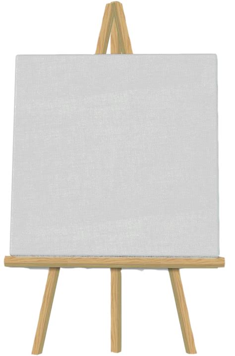 Canvas On Easel Png Free Logo Image