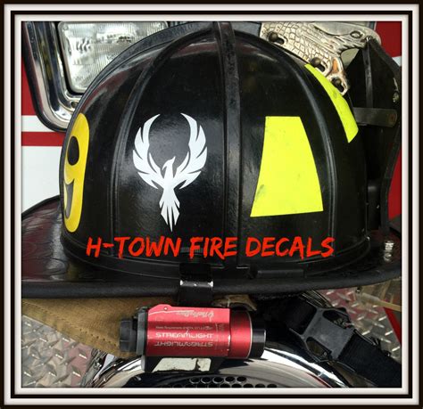 Fire Helmet Sticker Decal Reflective Personal