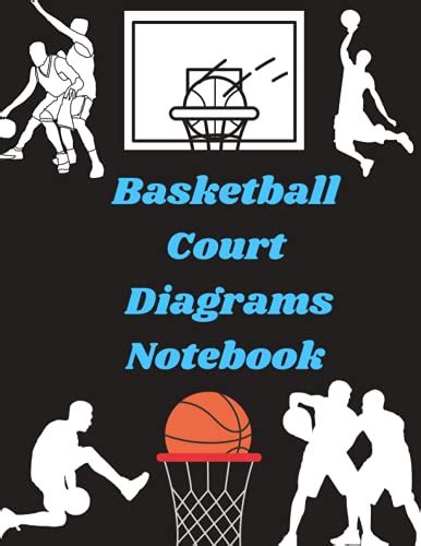 Basketball Court Diagrams Notebook Blank Basketball Court Diagrams