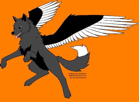Winged Wolf By Horseybella1197 On Deviantart