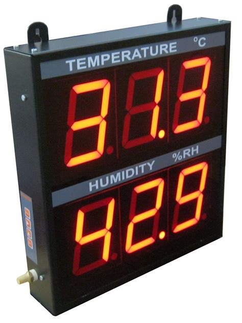 Deep Electronics Ldiht 02u Jumbo Display Temperature Humidity Indicator