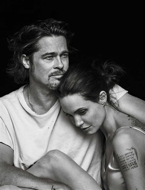 Angelina Jolie And Brad Pitt Photoshoot For Vanity Fair Magazine Italia November