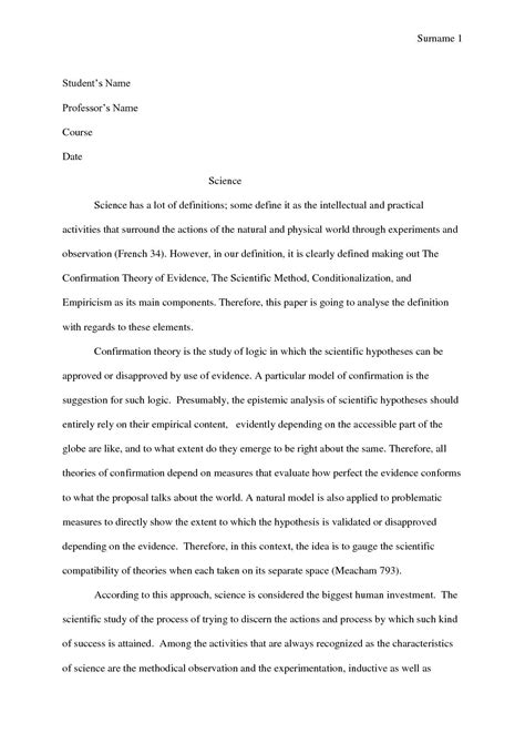 Calaméo Science College Essay Sample By