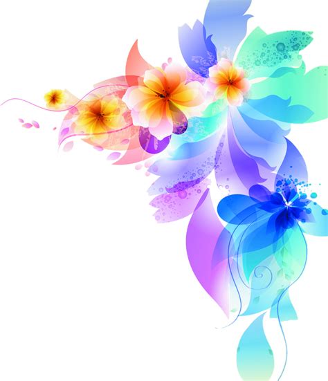 Download Design Color Colorful Swirls Flowers Vector Vectorart