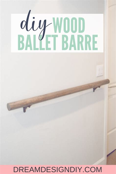 How To Make A Wall Mounted Ballet Barre In 2020 Workout Room Home