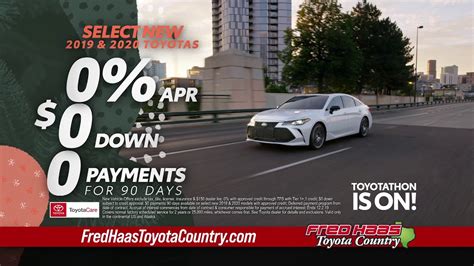 Fred Haas Toyota Country Black Friday Specials 2019 Toyotathon