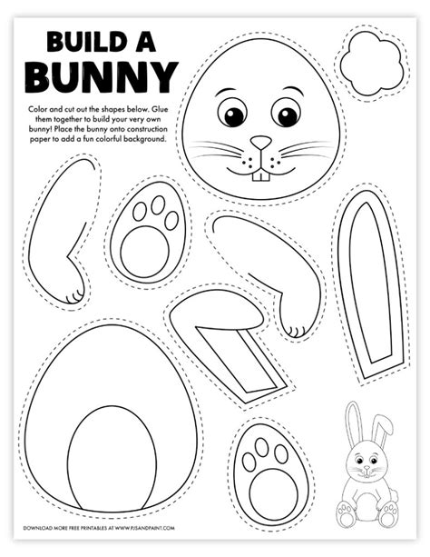 Rabbit Craft Template