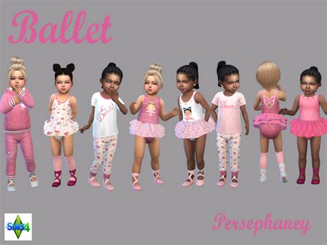Sims 4 Ccs The Best Set For Toddler Girls By Persephaney