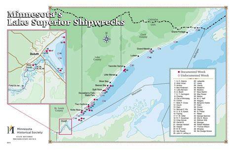 Lake Superior Shipwrecks Map Zip Code Map