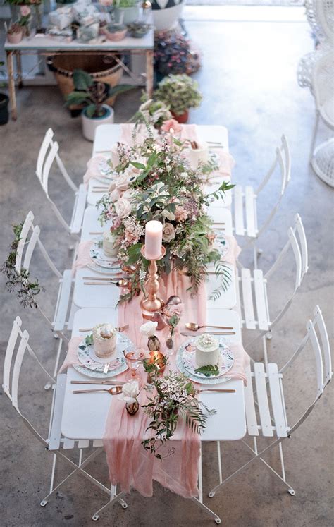 Botanical Baby Shower With Rose Gold Bridal Shower