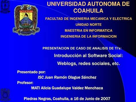Ppt Universidad Autonoma De Coahuila Powerpoint Presentation Free