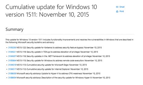 Cumulative Update For Windows 10 Version 1511 Kb3118754 Page 10