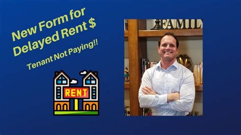 New Form For Rent Delay Being A Landlord Rent Delayed