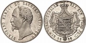 Moneda 1 Thaler Ducado de Sajonia-Meiningen (1680 - 1918) Plata 1861 ...