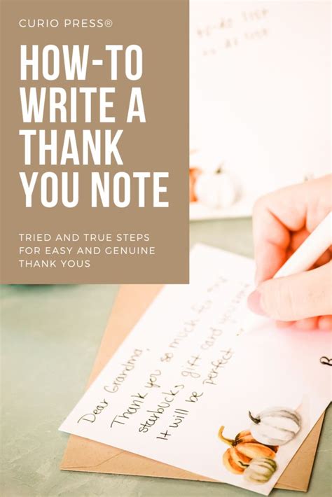 How To Write A Good Thank You Note 4h
