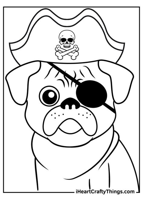 Pug Coloring Pages Updated 2023