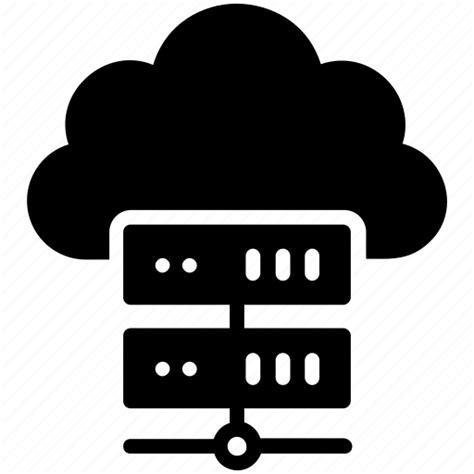 Cloud computing server, cloud server, cloud server hosting, cloud storage, web hosting icon