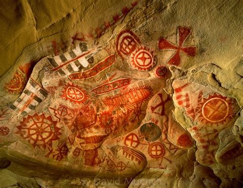 Chumash Rock Art Painted Cave Ca Photo By David Muench Cave
