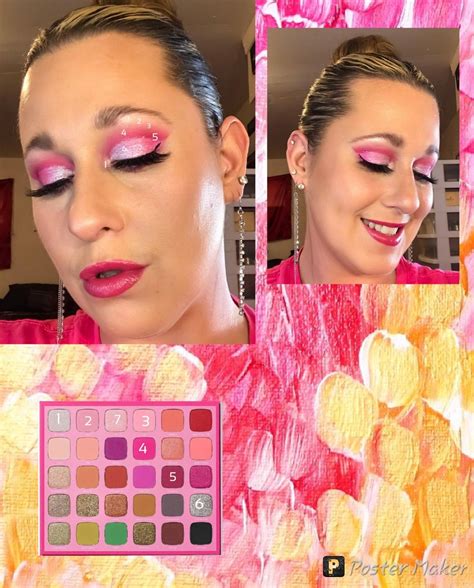 Color By Numbers Using Morphe X Jeffree Star Palette Makeup Looks For