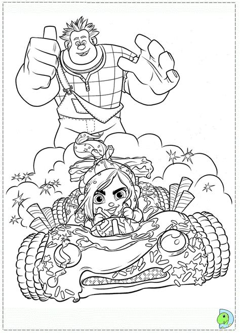 Wreck It Ralph Coloring Page Coloring Home