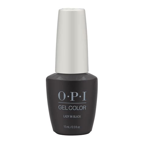 Opi Opi Gelcolor Soak Off Gel Lacquer Gct Eu Lady In Black