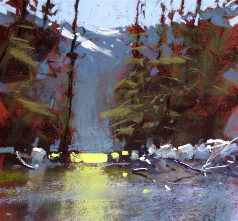 Tony Allain Sparkes Lake Pastel On Pastel Premier Paper 16 X 16 In